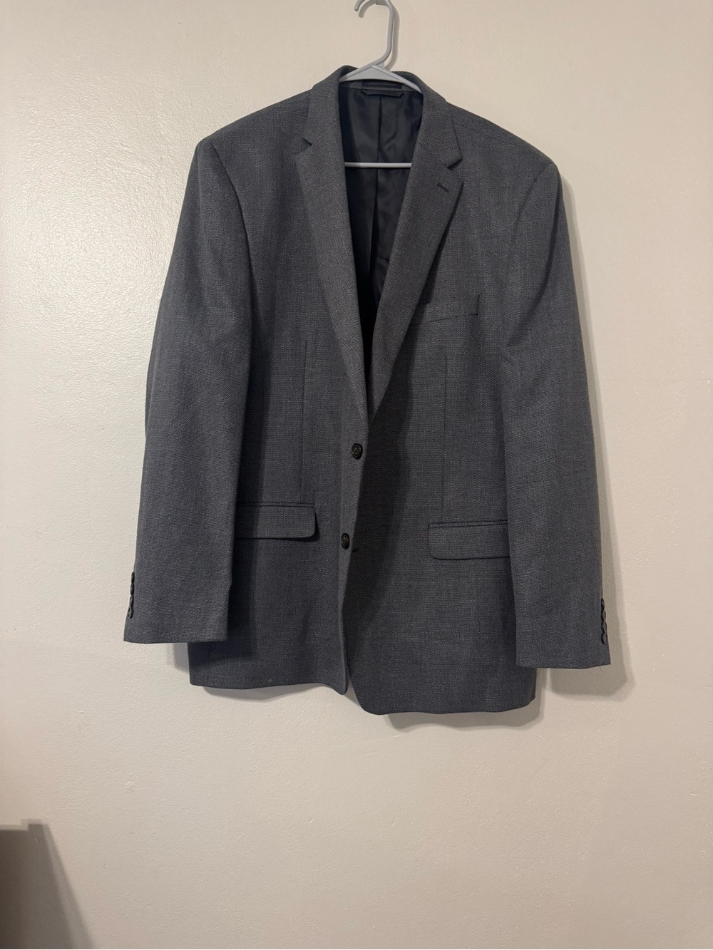 Chaps Charcoal Gray Two-Button Sport Coat